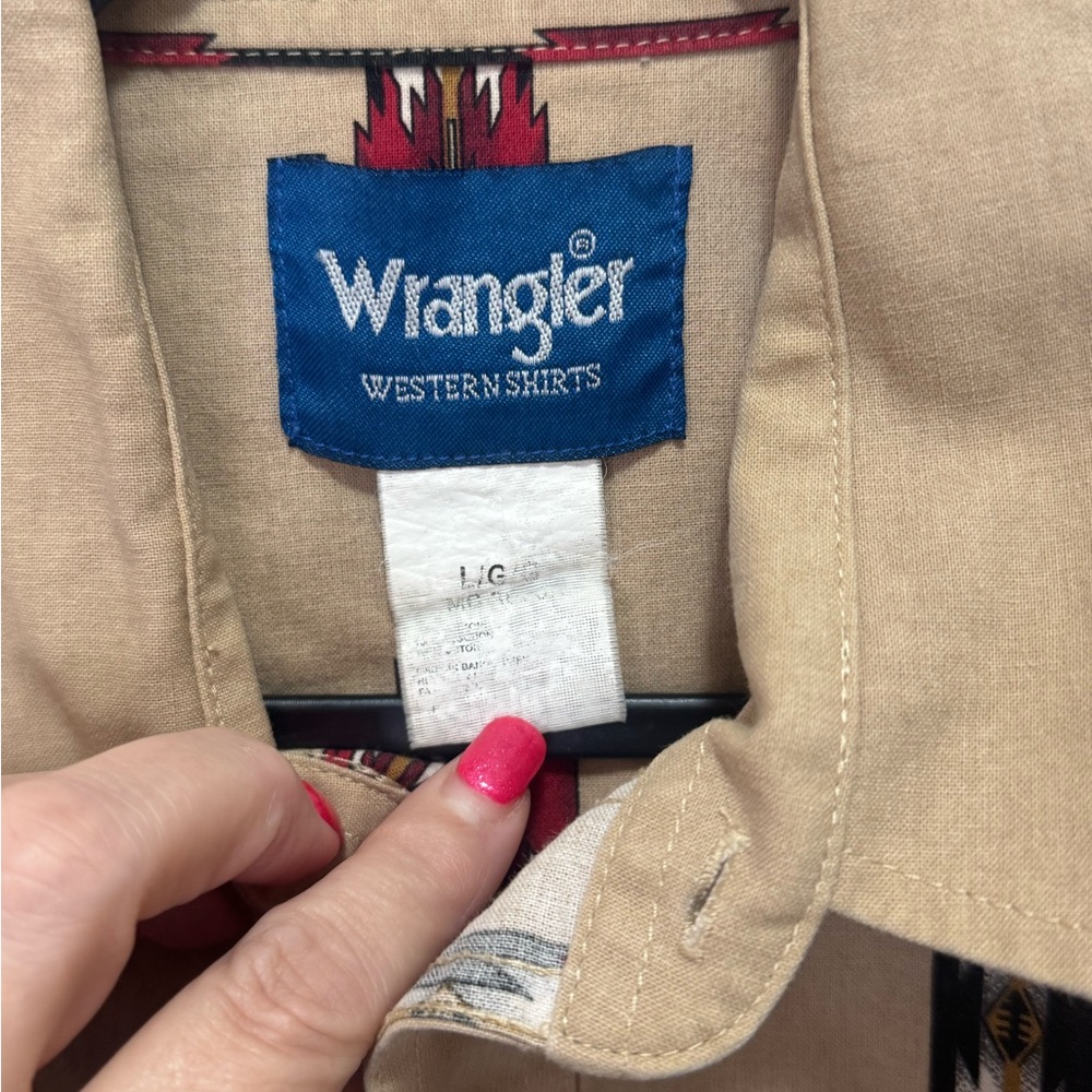 Vintage Wrangler Pearl Snap Shirt - Picture 3 of 5